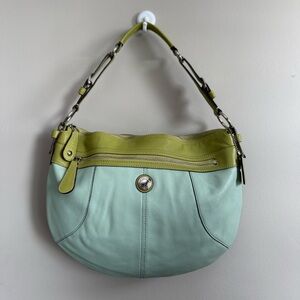 Coach leather hobo shoulder bag
